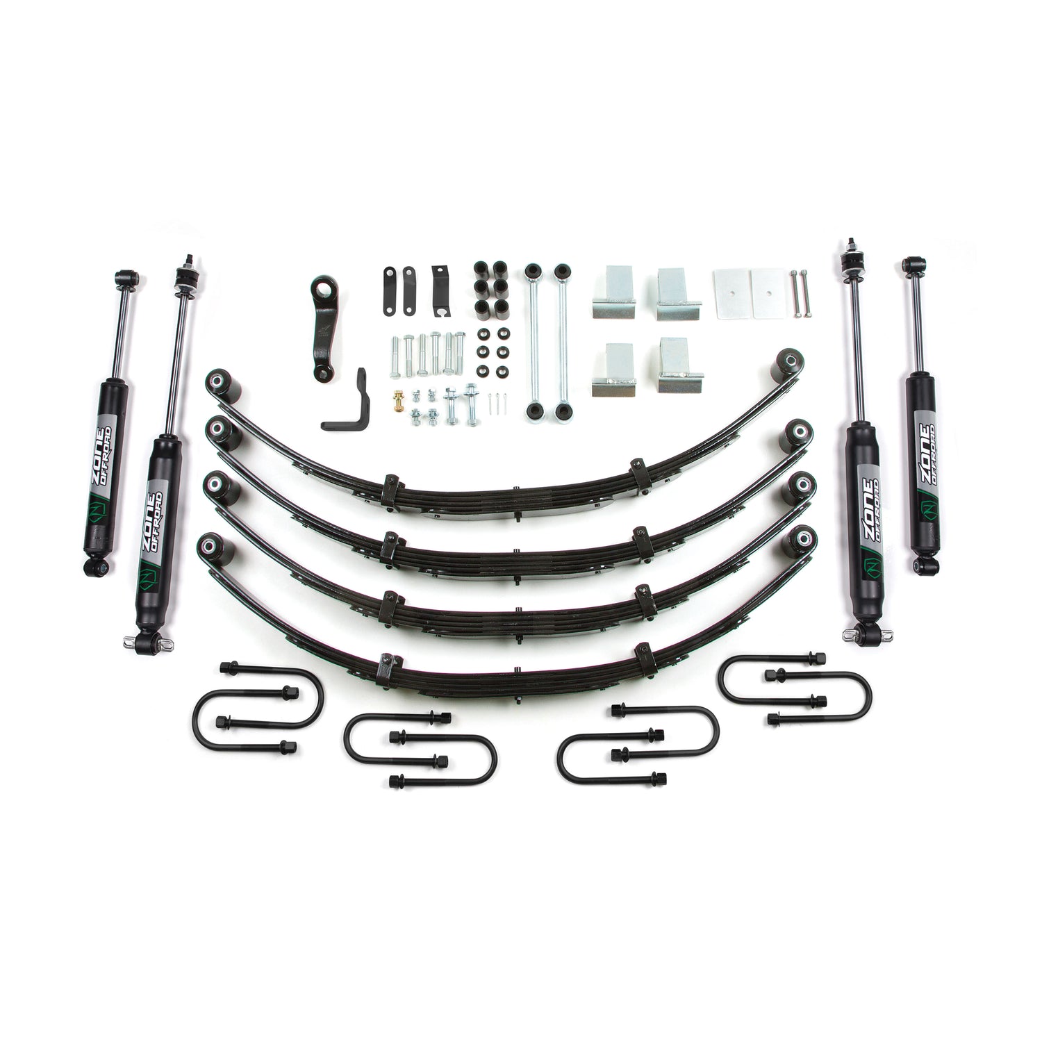 4in Leaf Spring Lift Kit <br> 87-95 Jeep Wrangler