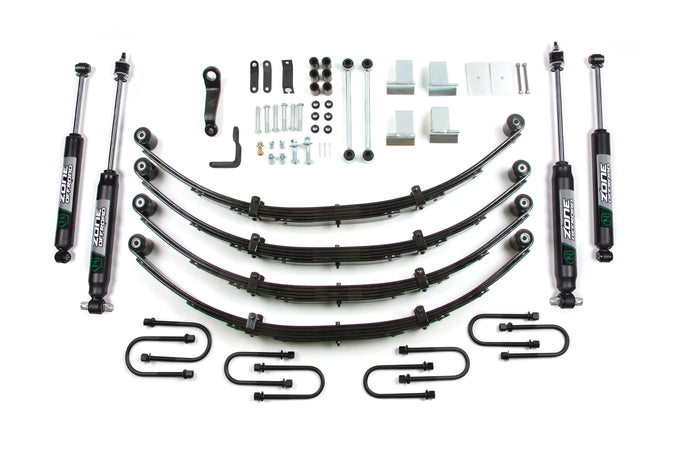 4in Leaf Spring Lift Kit <br> 87-95 Jeep Wrangler