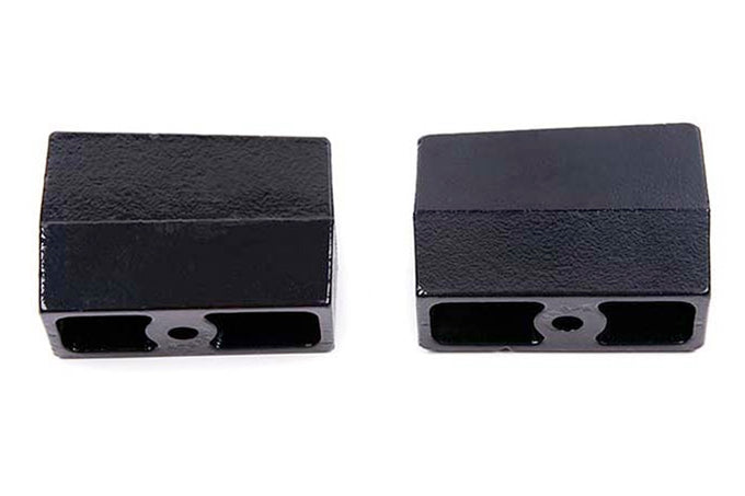 4in Rear / Susp. Lift Blocks - 5/8in Pins <br> 75-11 Ford F-150-350 Super Duty Bronco Excursion