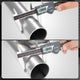 8pcs 2.5 in. OD 24 in. Exhaust Pipe Kit <br> Dual Exhaust Vehicles with 2.5 in. OD Exhaust Piping