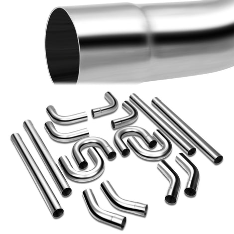 16Pcs 3.5in. OD Bend Pipe Straight & U-Bend Kit <br>Universal