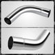 8Pcs 3.5in. OD Exhaust Tubing Bend Straight Pipe Kits<br>Universal