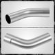 8Pcs 4in. OD Mandrel Exhaust Tubing Bend Straight Pipe <br>Universal
