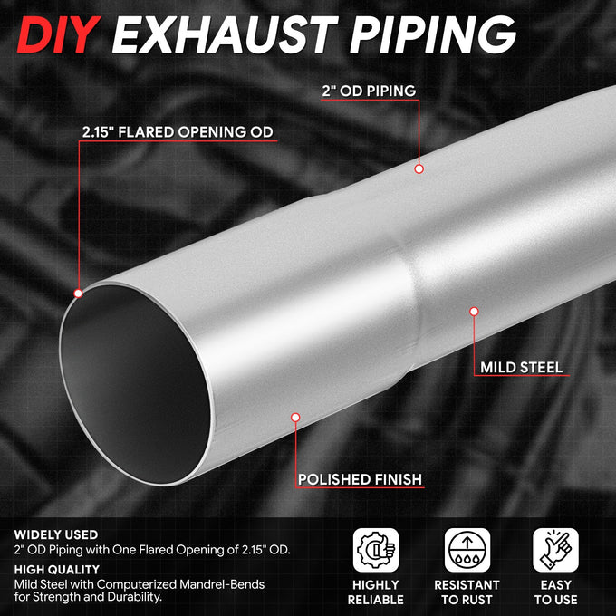 2 in. OD To 2.15 in. OD 180 Degree U-Bend <br> 18-Gauge Piping Walls