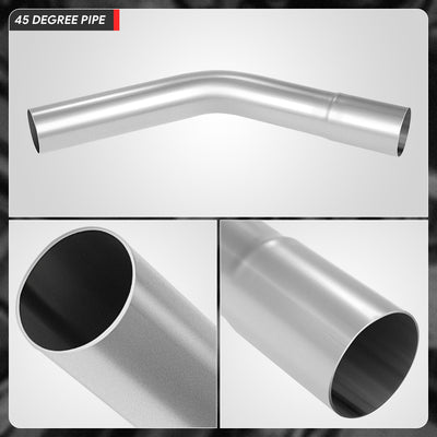 2 in. OD To 2.15 in. OD 45 Degree Bend Pipe <br> 18-Gauge Piping Walls