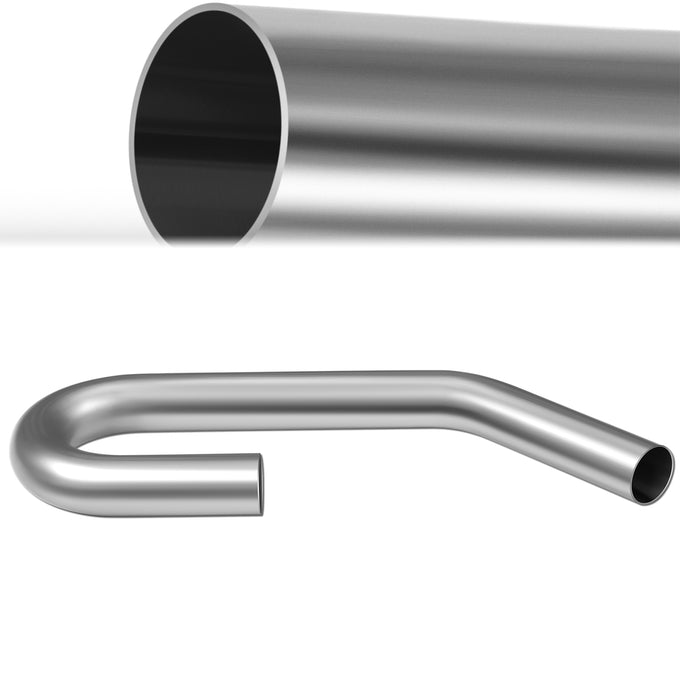 2 in. OD 45 Degree & U Bends Exhaust Pipe <br> 18-Gauge Piping Walls
