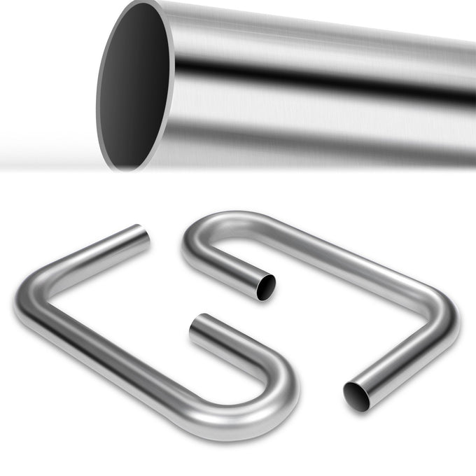 Pair of 2 in. OD 90 Degree & U Bends Exhaust Pipes <br> 2 in. OD Piping