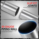 Pair of 2 in. OD 90 Degree & U Bends Exhaust Pipes <br> 2 in. OD Piping