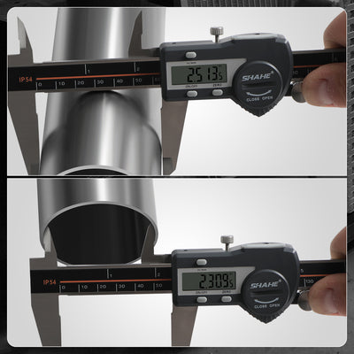 2.5 in. OD 45 Degree & U Bends Exhaust Pipe <br> 18-Gauge Piping Walls