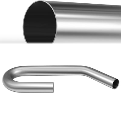 3 in. OD 45 Degree & U Bends Exhaust Pipe <br> 18-Gauge Piping Walls