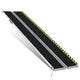 Portable Folding Aluminum Alloy Wheelchair Ramp <br> Dimension: 29 in W X 10 ft L X 2 in H Extended