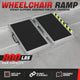 Portable Folding Aluminum Alloy Wheelchair Ramp <br> Dimension: 29 in W X 2 ft L X 2 in H Extended