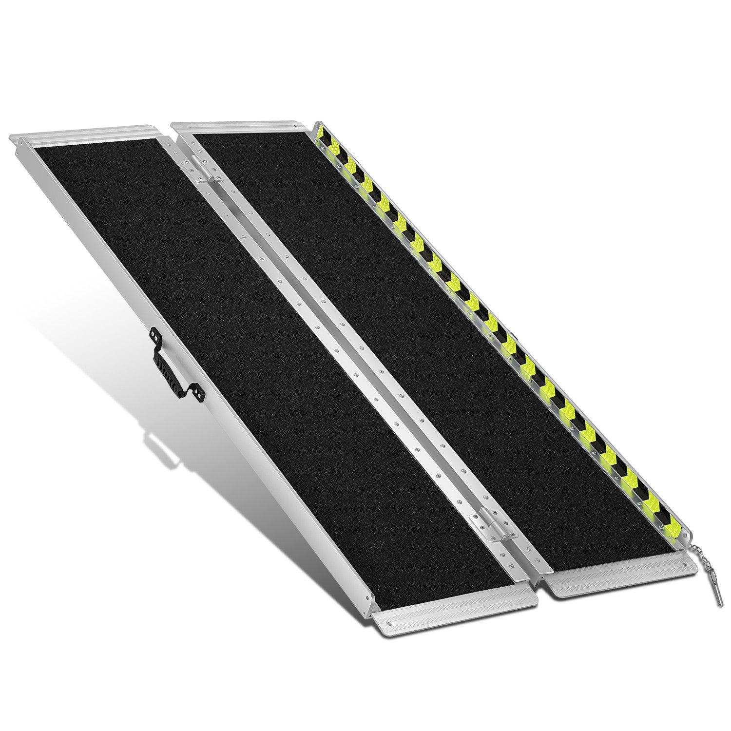 Portable Folding Aluminum Alloy Wheelchair Ramp <br> Dimension: 29 in W X 5 ft L X 2 in H Extended