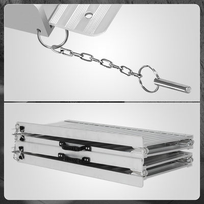 Portable Folding Aluminum Alloy Wheelchair Ramp <br> Dimension: 29 in W X 6 ft L X 2 in H Extended