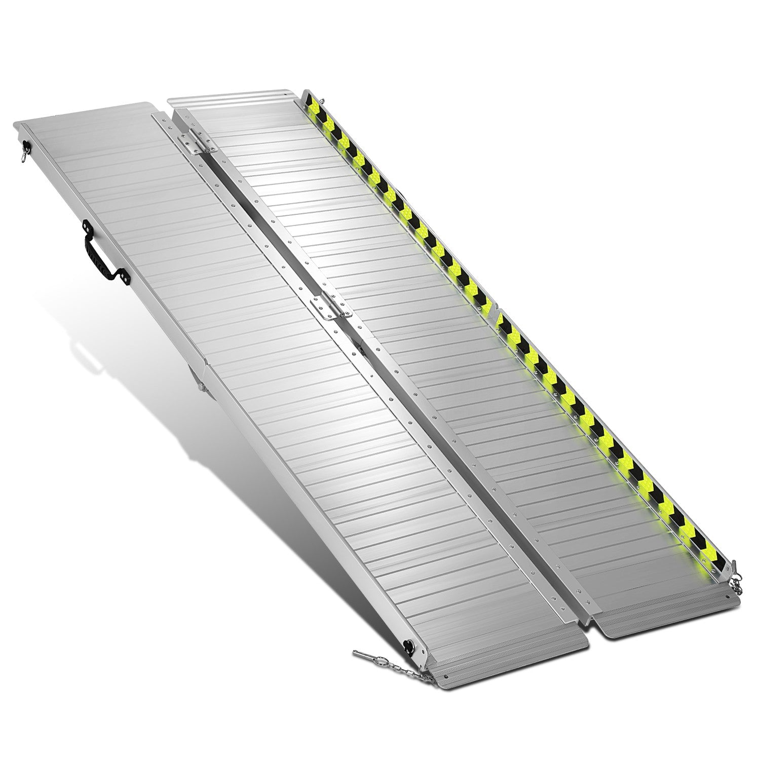 Portable Folding Aluminum Alloy Wheelchair Ramp <br> Dimension: 29 in W X 6 ft L X 2 in H Extended