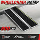 Portable Folding Aluminum Alloy Wheelchair Ramp <br> Dimension: 29 in W X 7 ft L X 2 in H Extended