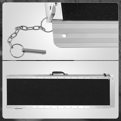 Portable Folding Aluminum Alloy Wheelchair Ramp <br> Dimension: 29 in W X 8 ft L X 2 in H Extended