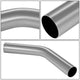 7Pcs 2.5 in. OD Mandrel Bend Exhaust Pipe Kit<br>18-Gauge Wall Thickness