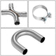 7Pcs 2.5 in. OD Mandrel Bend Exhaust Pipe Kit<br>18-Gauge Wall Thickness