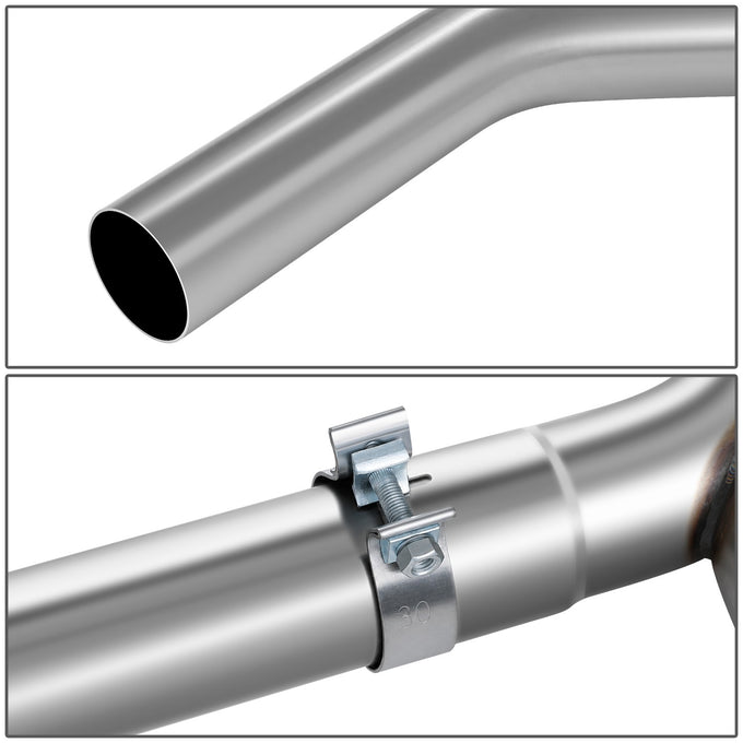7Pcs 2.5 in. OD Mandrel Bend Exhaust Pipe Kit<br>18-Gauge Wall Thickness