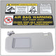 Grey Driver Side Sun Visor<br>06-12 Toyota Rav4