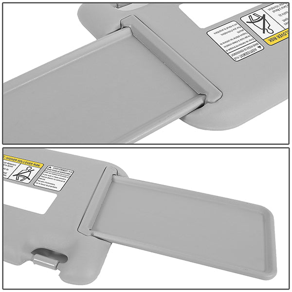 Grey Driver Side Sun Visor<br>06-12 Toyota Rav4