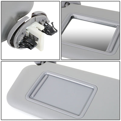 Grey Driver Side Sun Visor<br>06-12 Toyota Rav4