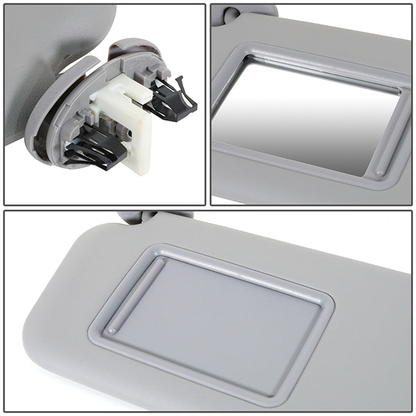 Grey Driver Side Sun Visor<br>06-12 Toyota Rav4