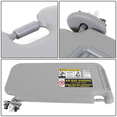 Grey Driver Side Sun Visor<br>06-12 Toyota Rav4