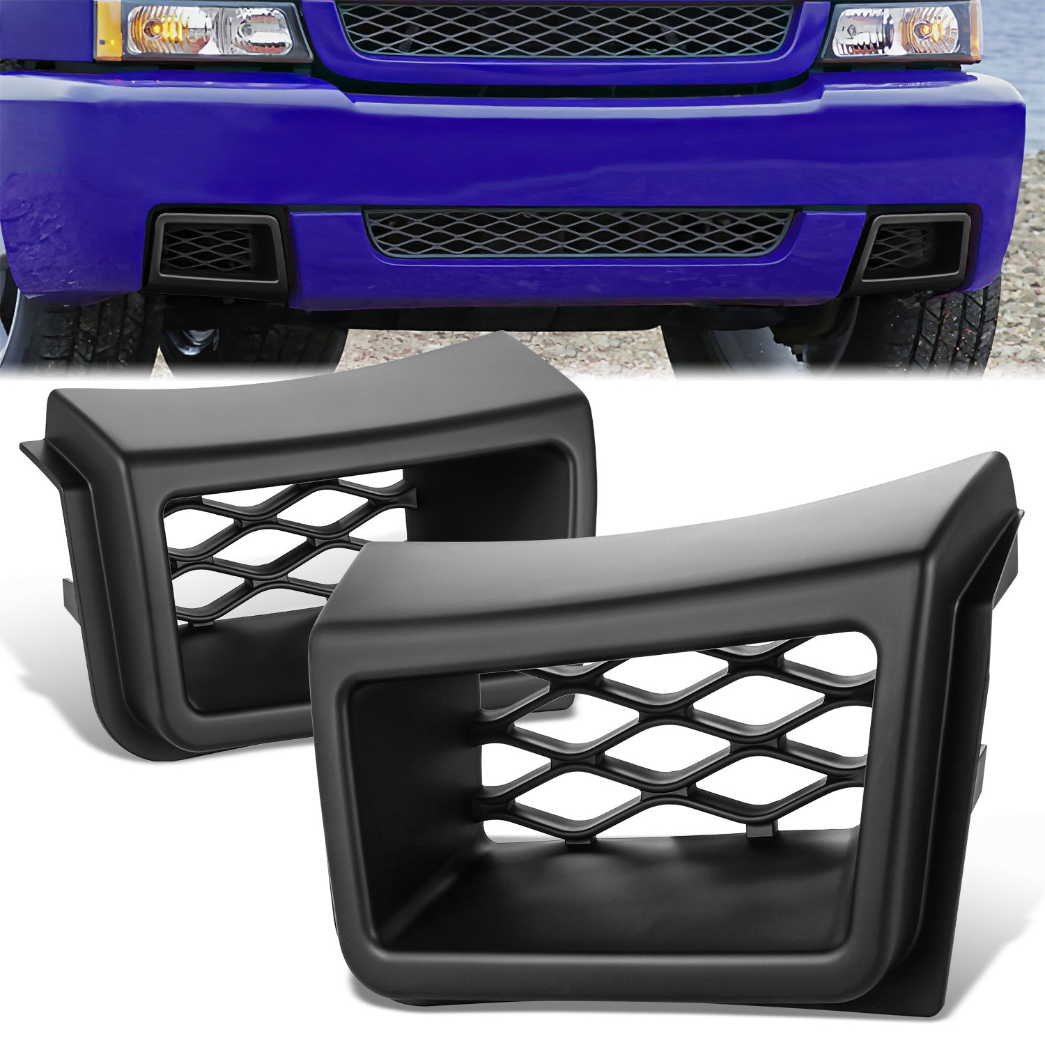 03-06 Chevy Silverado 1500 SS-Style Front Bumper Air Ducts