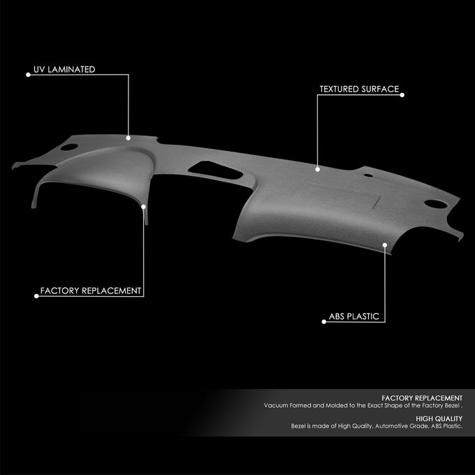 Molded Dash Cap Cover Bezel Overlay <br>04-08 Acura TL