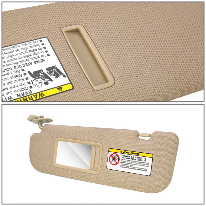 Replacement Sun Visor (Driver Side) <br> 11-15 Hyundai Elantra