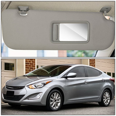 Replacement Sun Visor (Passenger Side) <br> 11-15 Hyundai Elantra