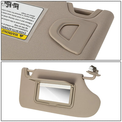 Replacement Sun Visor (Passenger Side) <br> 13-18 Nissan Altima