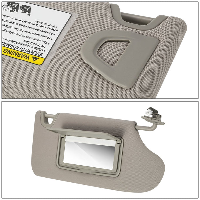 Replacement Sun Visor (Passenger Side) <br> 13-18 Nissan Altima