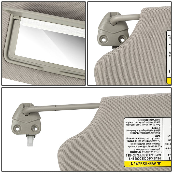Replacement Sun Visor (Passenger Side) <br> 13-18 Nissan Altima