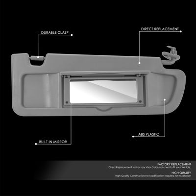 Replacement Sun Visor (Passenger Side) <br> 06-11 Honda Civic