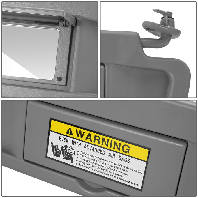 Replacement Sun Visor (Passenger Side) <br> 06-11 Honda Civic