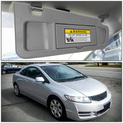 Replacement Sun Visor (Passenger Side) <br> 06-11 Honda Civic