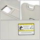 Replacement Sun Visor (Driver Side) <br> 09-13 Subaru Forester