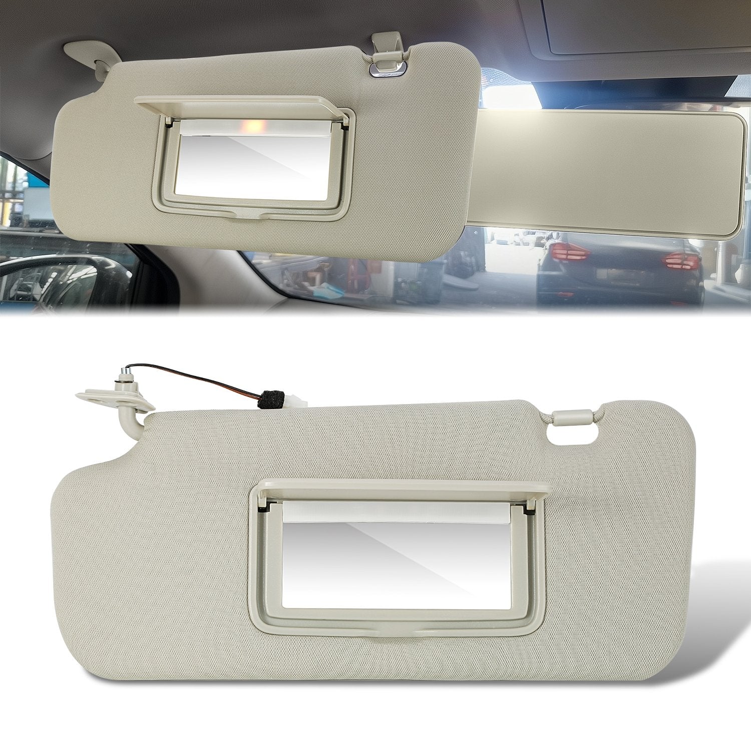 Replacement Sun Visor (Driver Side) <br> 09-14 Nissan Murano