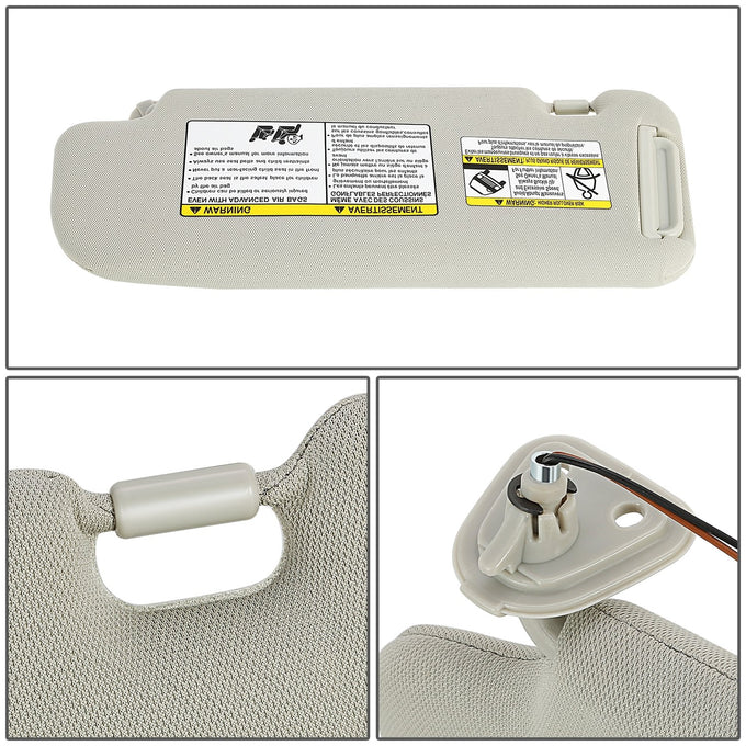 Replacement Sun Visor (Passenger Side) <br> 09-14 Nissan Murano