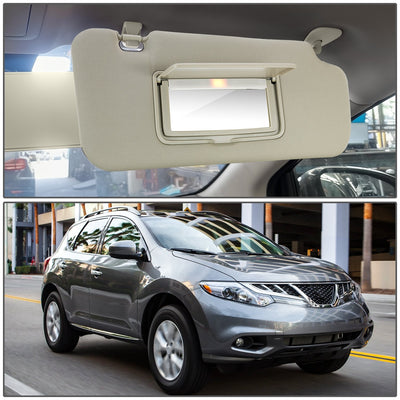 Replacement Sun Visor (Passenger Side) <br> 09-14 Nissan Murano