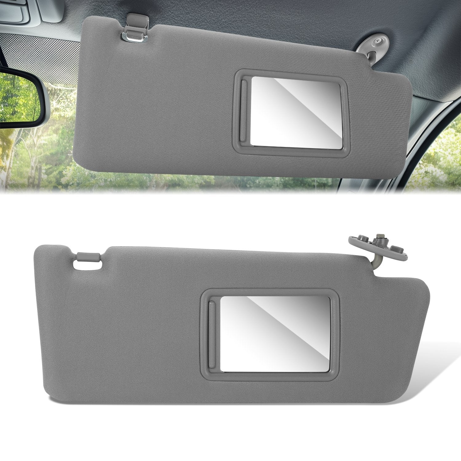 Replacement Sun Visor (Passenger Side) <br> 05-15 Toyota Tacoma