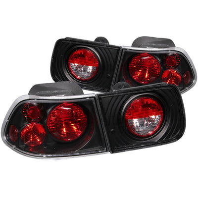 Black Taillights <br> 96-00 Honda Civic Coupe