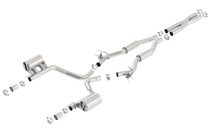 S-Type Cat-Back Exhaust System <br> 15-23 Dodge Challenger 6.4L V8 With MDS