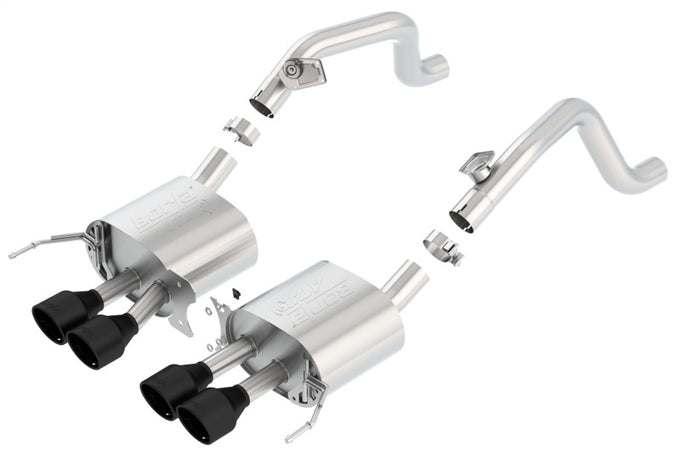 ATAK Axle-Back Exhaust System <br> 14-19 Chevy Corvette Stingray 6.2L V8