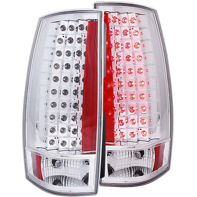 Red/Clear G4 LED Taillights <br> 07-14 Chevy Suburban, Tahoe