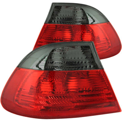 Red/Smoke-Outer Taillights <br> 00-03 BMW 3 Series E46