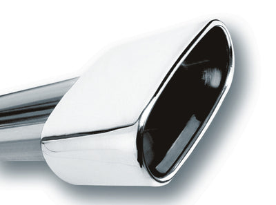 Rectangular Rolled Angle Cut Tip <br> Universal Fit